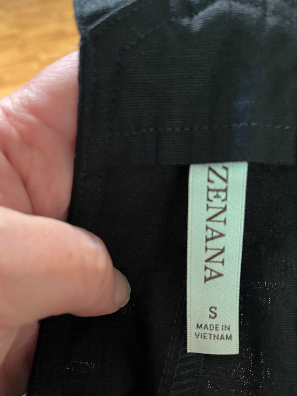 NWT Size Small Zenana Black Woven Knot Strap Wide Leg Overalls/ Jumpsuit - Picture 7 of 11